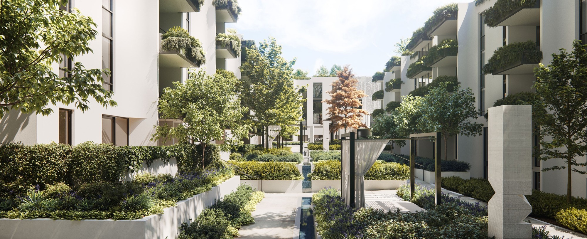 The Hanging Gardens of Babylon reimagined in Rouse Hill